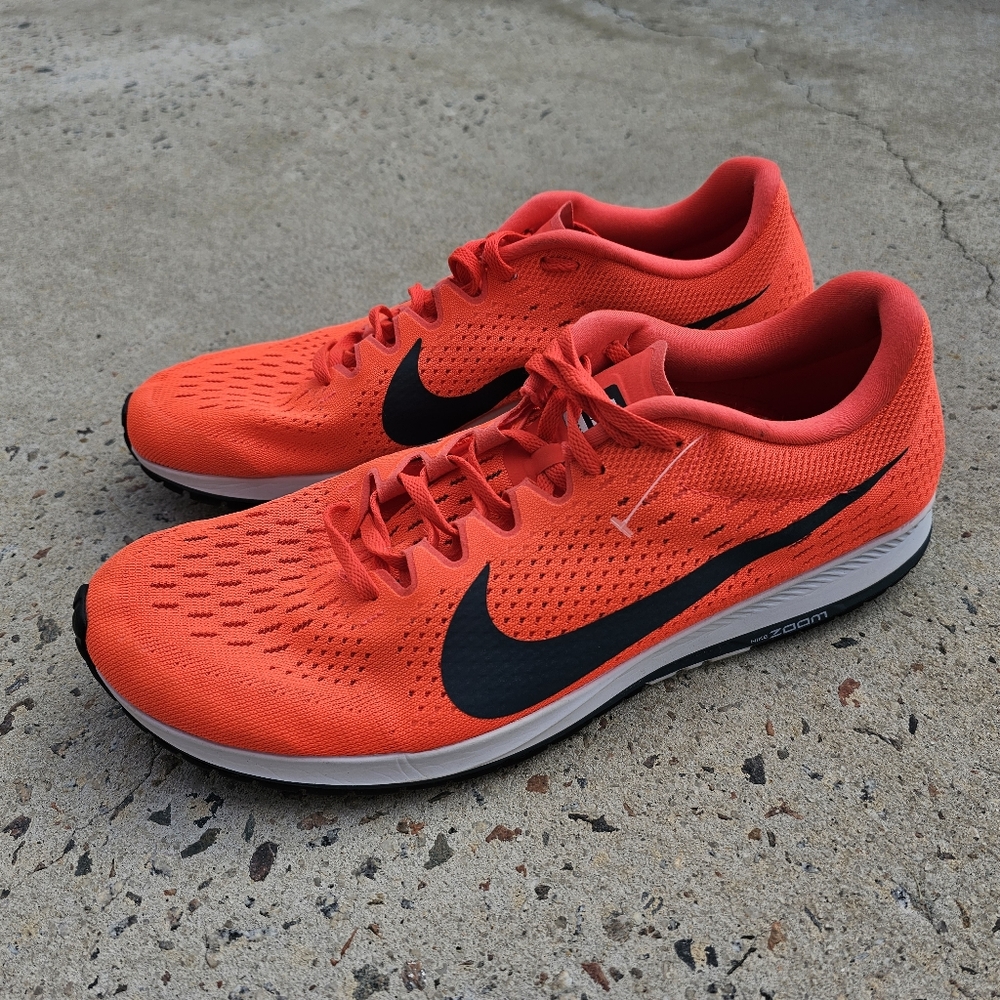 Nike Air Zoom Speed Rival orange & black size 13